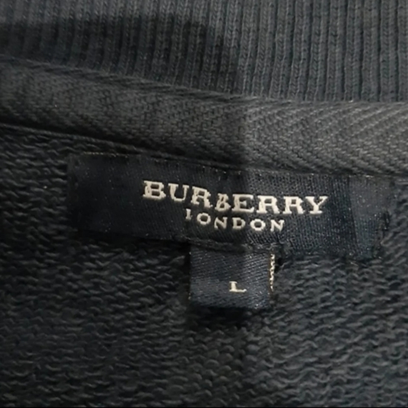 •Burberry Long Sleeve Zip Up Sweater• - Picture 2 of 5